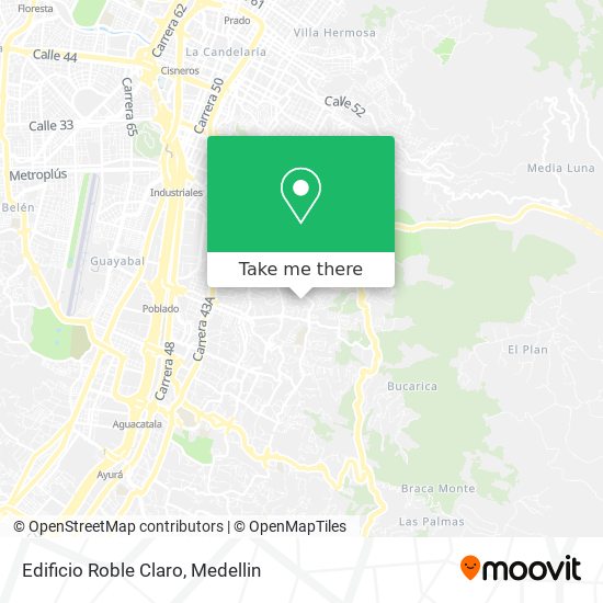 Edificio Roble Claro map