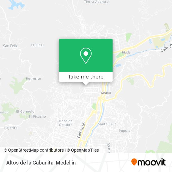 Mapa de Altos de la Cabanita