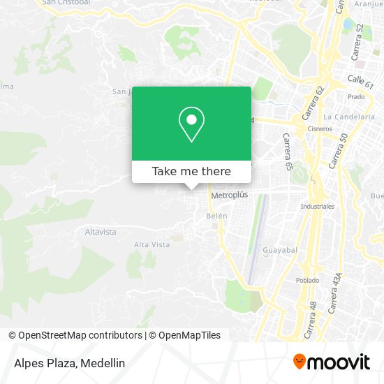 Alpes Plaza map