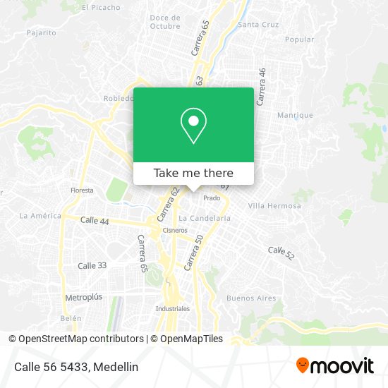 Mapa de Calle 56 5433