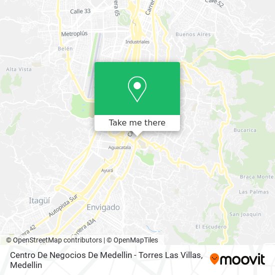 Centro De Negocios De Medellin - Torres Las Villas map