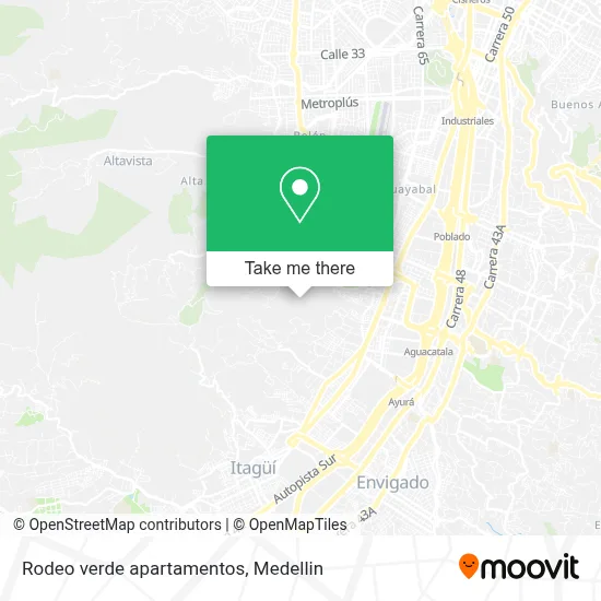 Rodeo verde apartamentos map