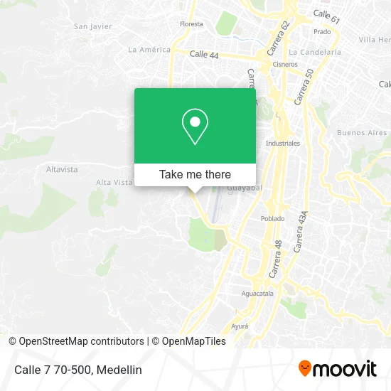 Calle 7 70-500 map