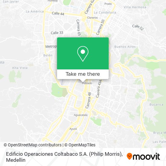 Edificio Operaciones Coltabaco S.A. (Philip Morris) map