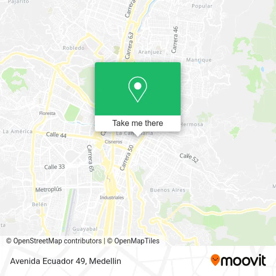 Avenida Ecuador 49 map