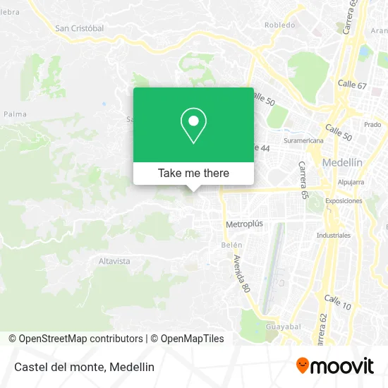 Castel del monte map