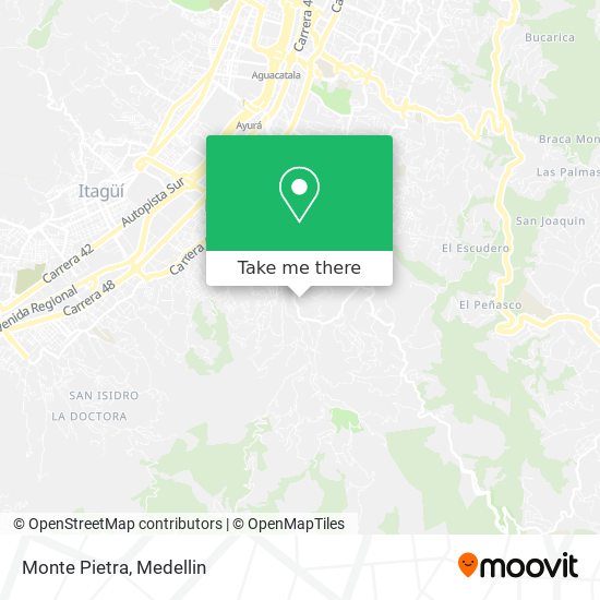 Mapa de Monte Pietra
