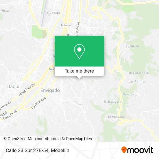 Calle 23 Sur 27B-54 map