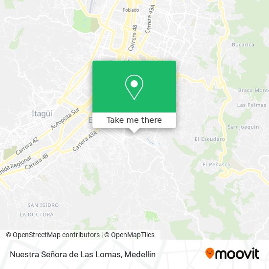 Mapa de Nuestra Señora de Las Lomas