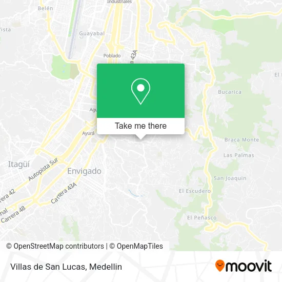 Mapa de Villas de San Lucas