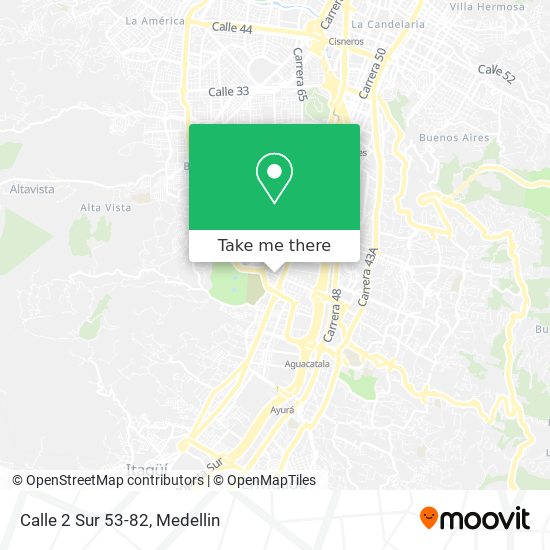 Calle 2 Sur 53-82 map