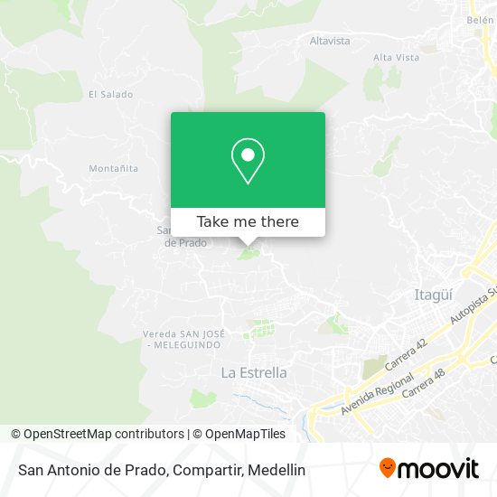 Mapa de San Antonio de Prado, Compartir