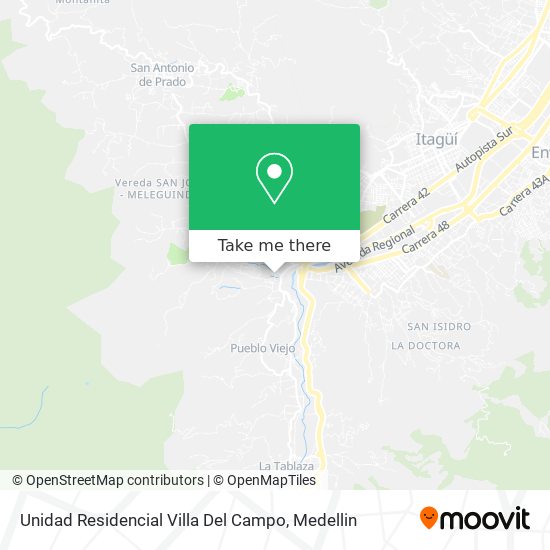 Unidad Residencial Villa Del Campo map