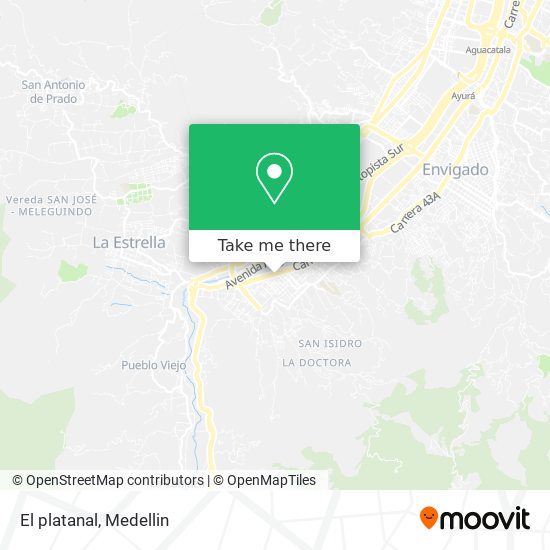 Mapa de El platanal