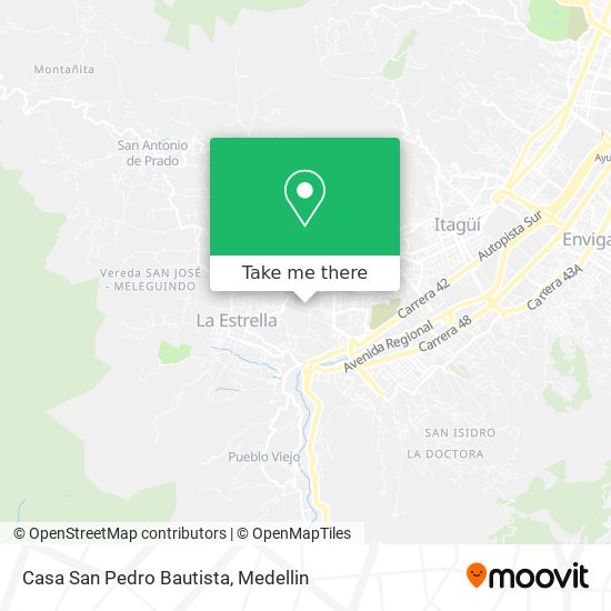 Casa San Pedro Bautista map