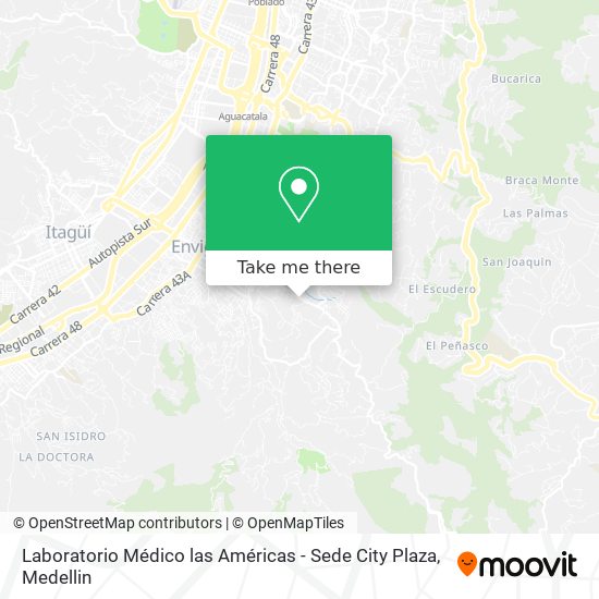 Laboratorio Médico las Américas - Sede City Plaza map