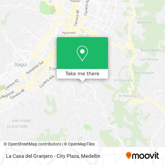 La Casa del Granjero - City Plaza map