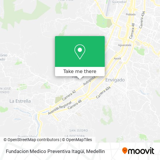 Fundacion Medico Preventiva Itagüí map