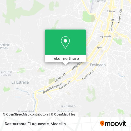 Restaurante El Aguacate map