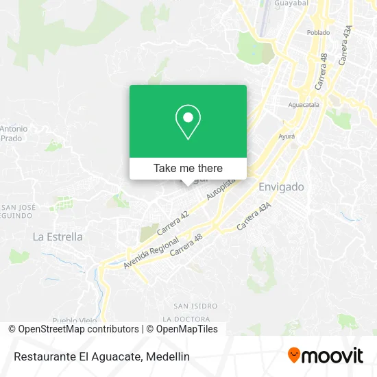 Restaurante El Aguacate map