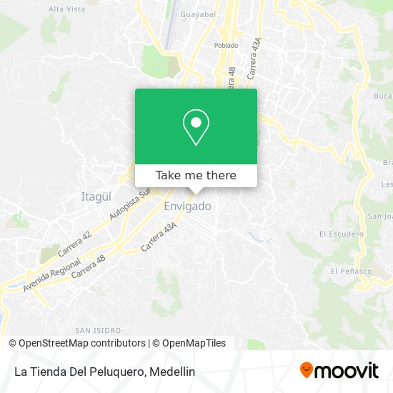 Mapa de La Tienda Del Peluquero