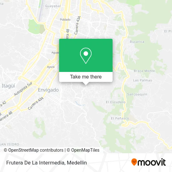 Frutera De La Intermedia map