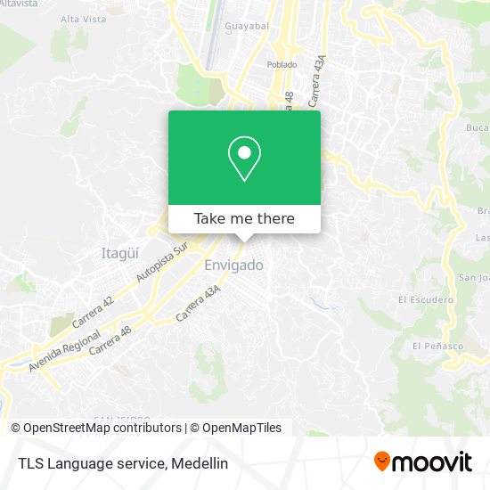 TLS Language service map