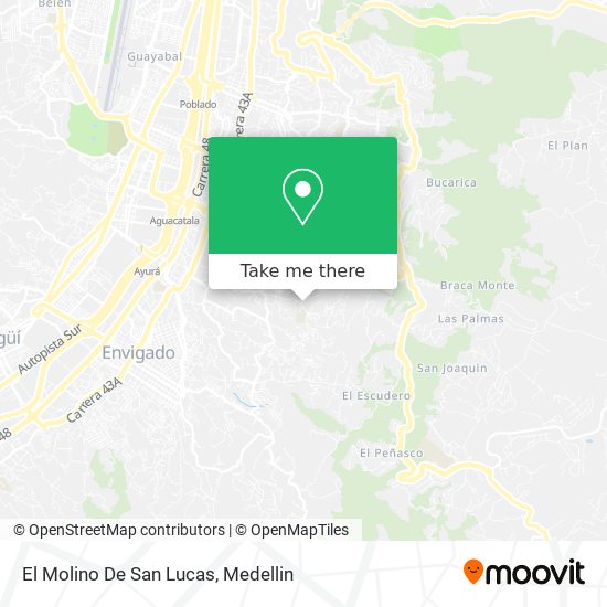El Molino De San Lucas map