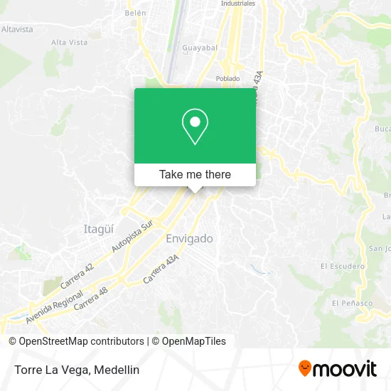 Torre La Vega map