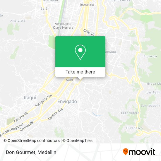 Mapa de Don Gourmet