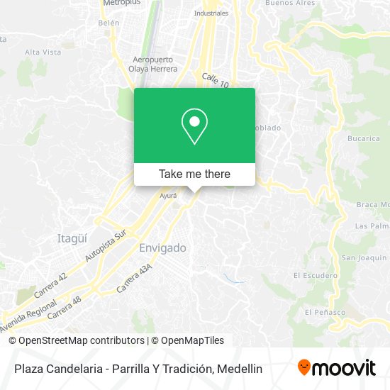 Plaza Candelaria - Parrilla Y Tradición map