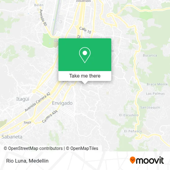 Rio Luna map