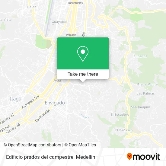 Edificio prados del campestre map