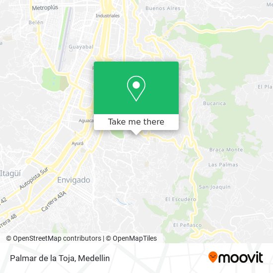 Mapa de Palmar de la Toja