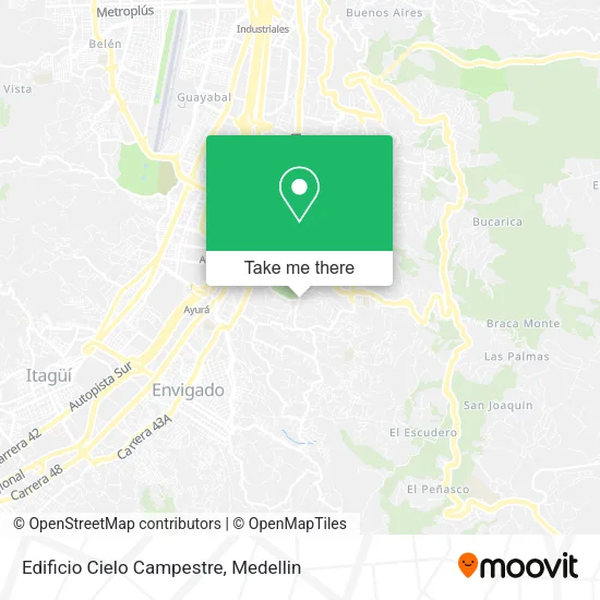 Edificio Cielo Campestre map