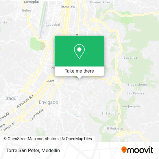 Torre San Peter map