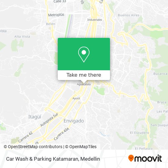 Car Wash & Parking Katamaran map