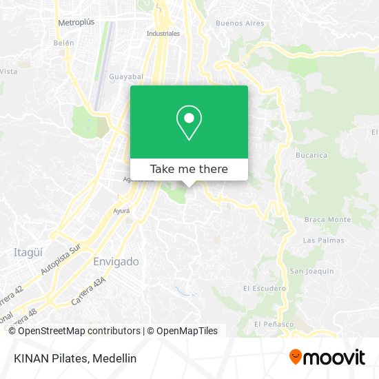 KINAN Pilates map