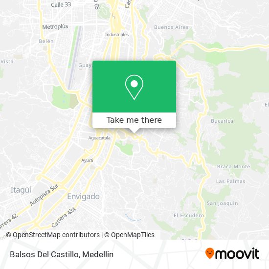 Mapa de Balsos Del Castillo