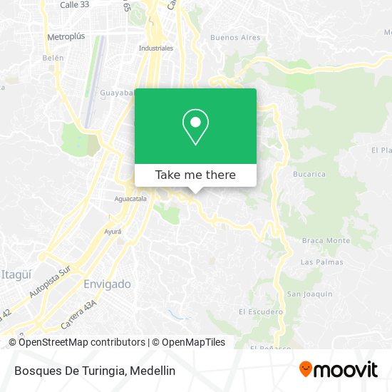 Bosques De Turingia map