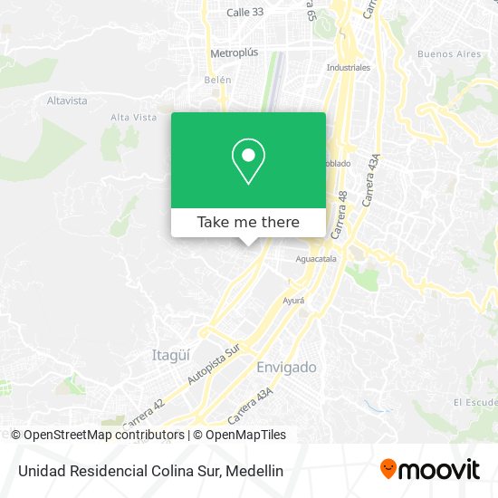 Unidad Residencial Colina Sur map