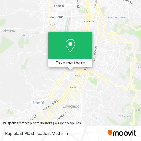 Mapa de Rapiplast Plastificados