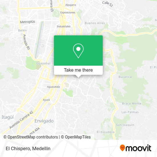 El Chispero map