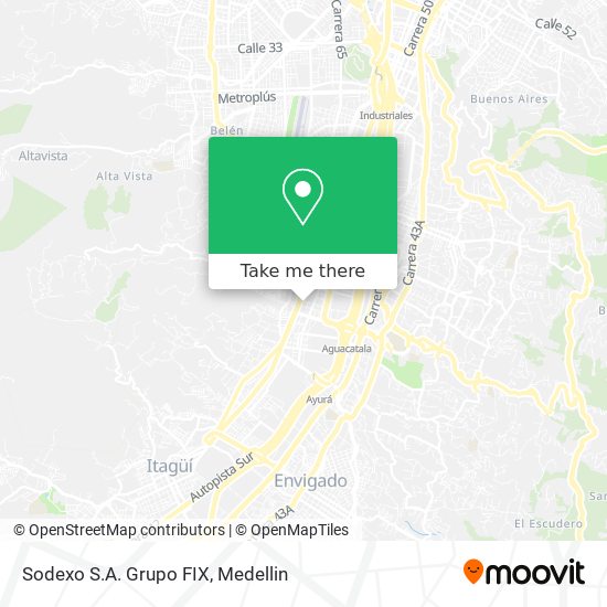 Sodexo S.A. Grupo FIX map