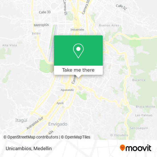 Mapa de Unicambios