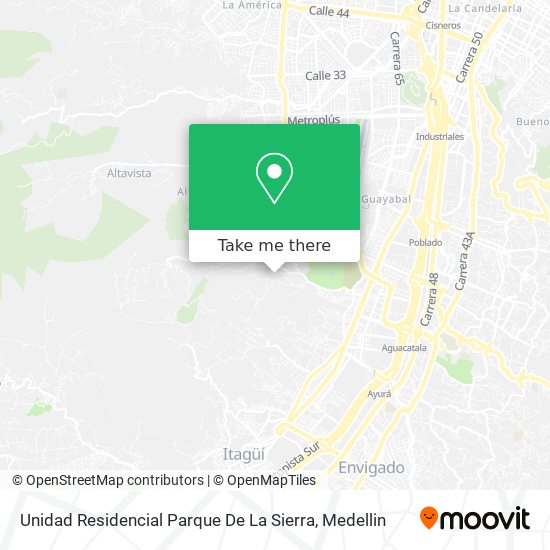 Unidad Residencial Parque De La Sierra map