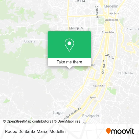 Rodeo De Santa Maria map