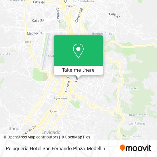 Peluqueria Hotel San Fernando Plaza map