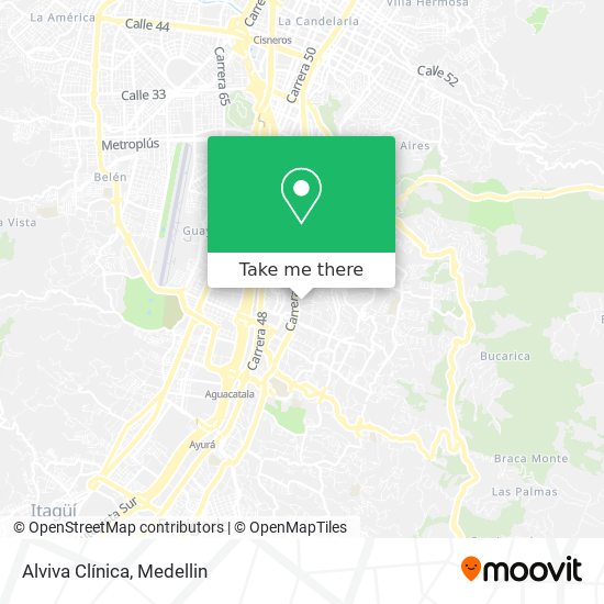 Mapa de Alviva Clínica