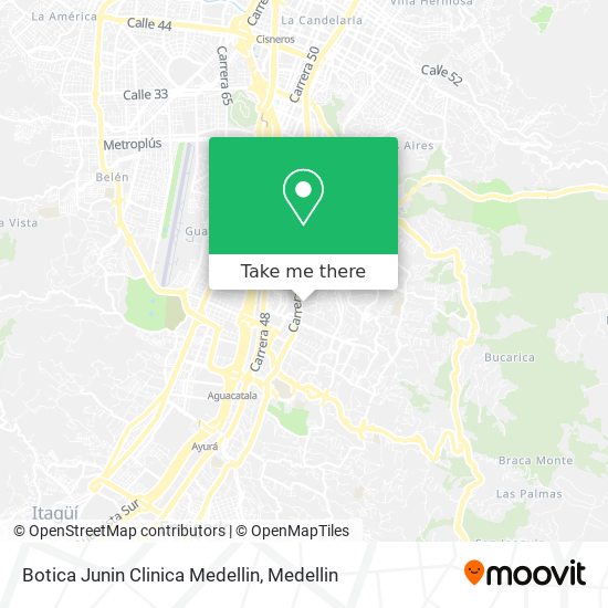 Botica Junin Clinica Medellin map